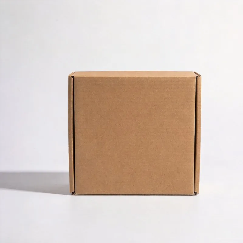 Kraft Paper Wine Bottle Carrier — 6-Pack Die-Cut Handle Eco Wine Gift Packaging