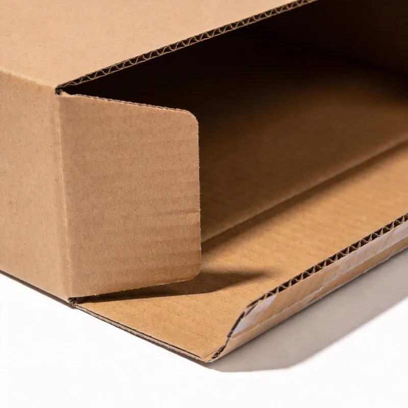 Custom Corrugated Half-Slotted Container with Die-Cut Partitions for Glass Bottles